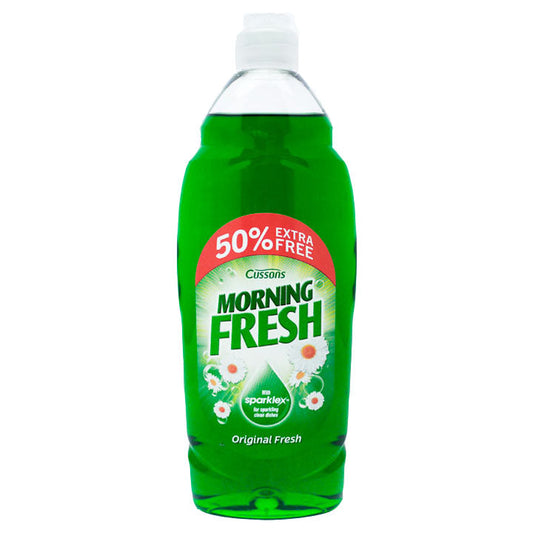 Cussons Morning Fresh Washing Up Liquid Original 450ml 50% Free - Case of 6