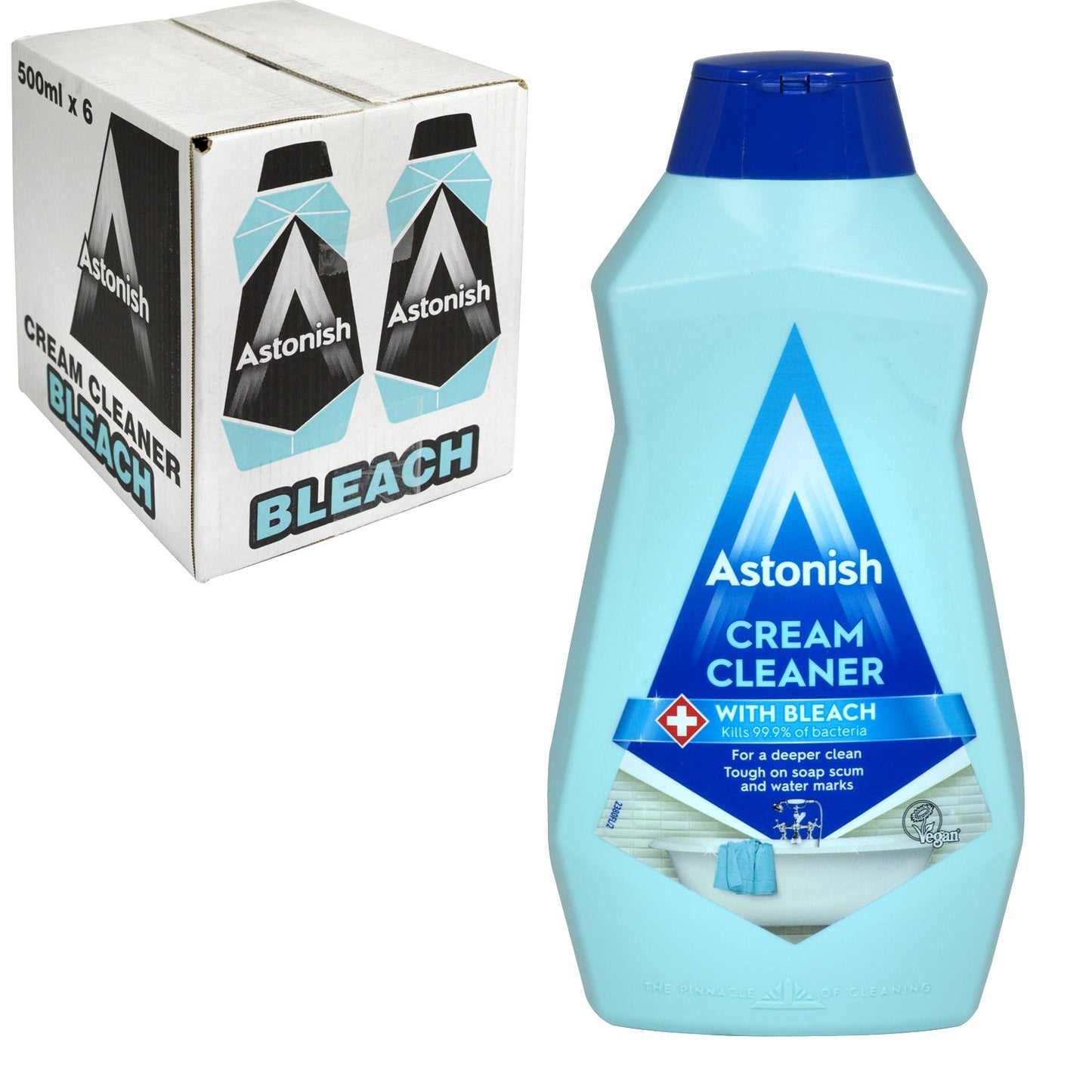 Astonish Cream Cleaner with Bleach 500ml - Case of 6